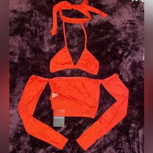 Two piece mesh top